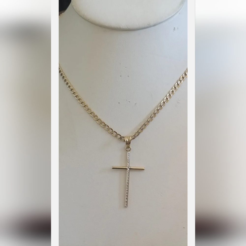 10k gold chain and pendant